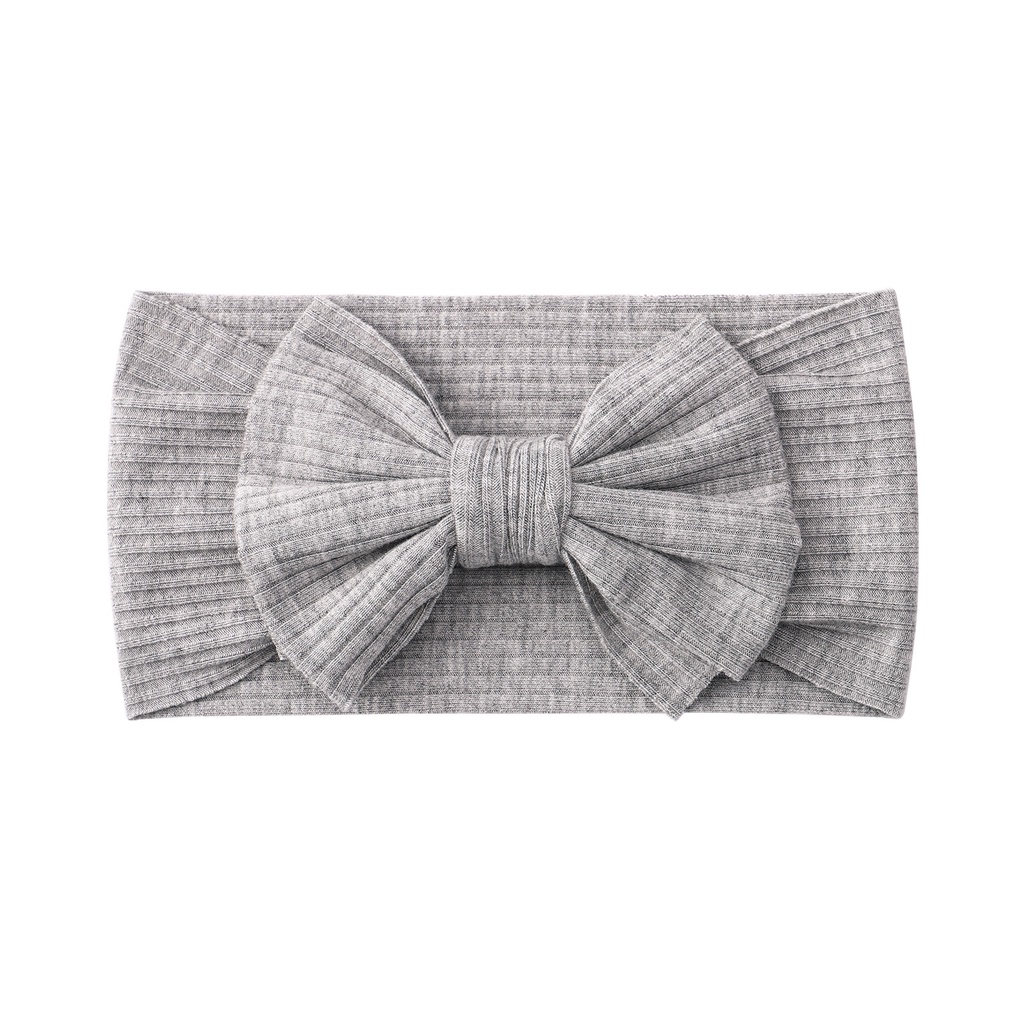 Set 2 Băng Đô Turban 15 Màu Trơn Co Giãn Cho Bé Gái