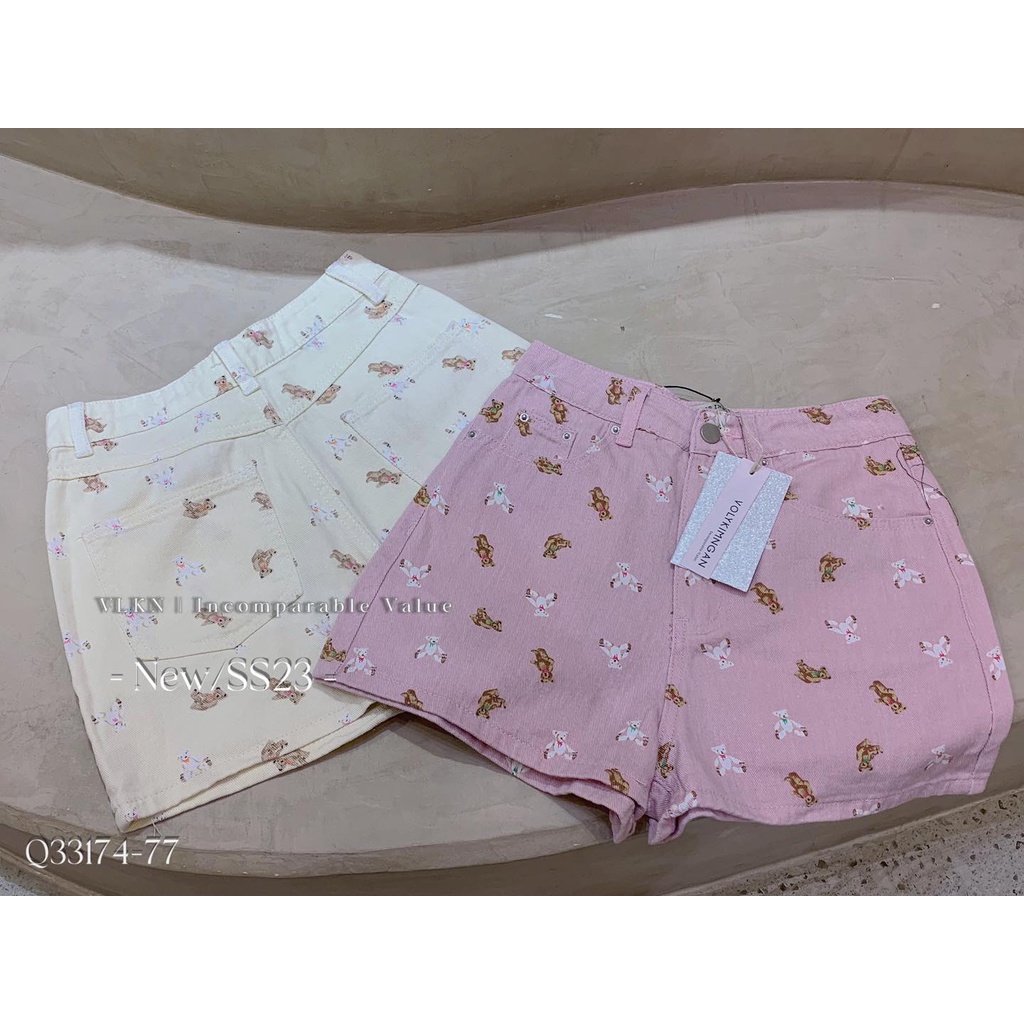 Quần sh.ort je.an gấu nâu