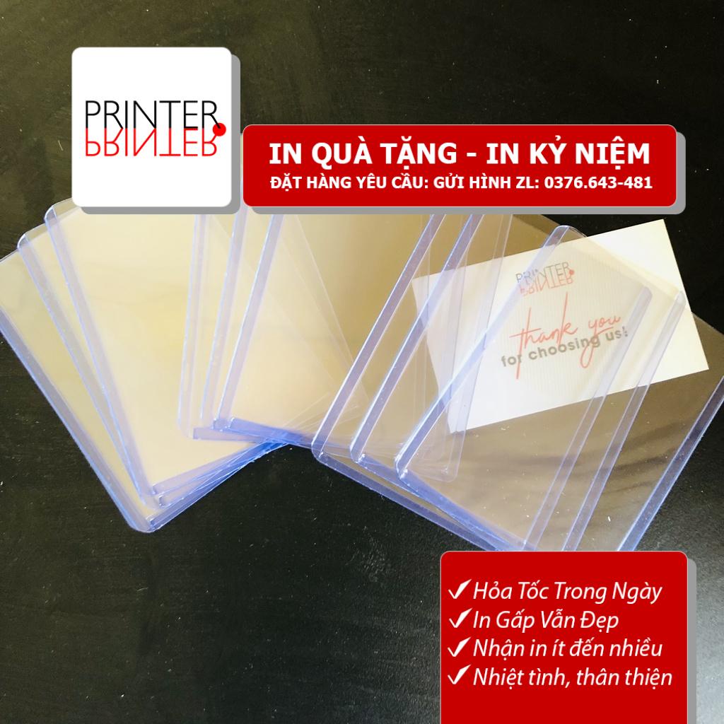Xấp 10 toploader A7 size 7.2x10cm Khổ dọc và 5 sticker hologram trong suốt trang trí TOPLOADER