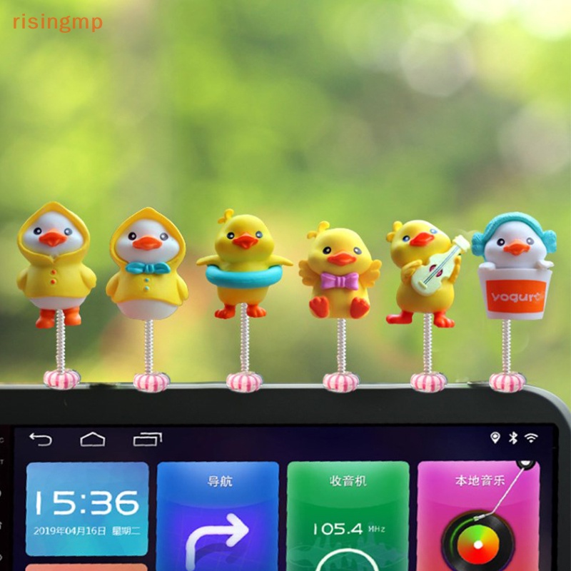 Phụ Kiện Trang Trí Bảng Điều Khiển Xe Hơi Hình Chú Vịt Vàng Mini Dễ Thương