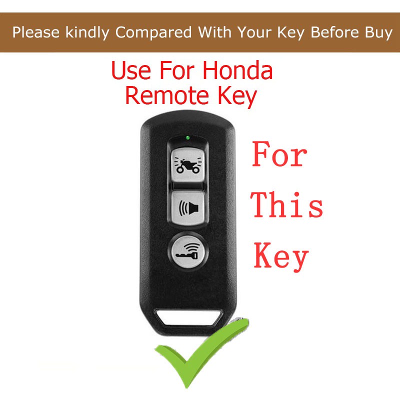 Vỏ Bọc Chìa Khóa Điều Khiển Từ Xa 3 Nút Bằng Silicon Cho Xe Mô Tô Honda Adv 150 Pcx 150 2016-2020 SH 2018 202