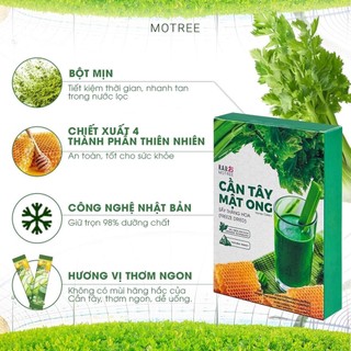 Bột cần tây mật ong motree giảm cân an toàn hộp 14 gói