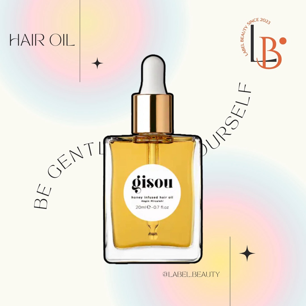 Sẵn ✨ Dầu dưỡng tóc Gisou Infused Hair Oil - 𝐋𝐚𝐛𝐞𝐥.𝐛𝐞𝐚𝐮𝐭𝐲 ✨