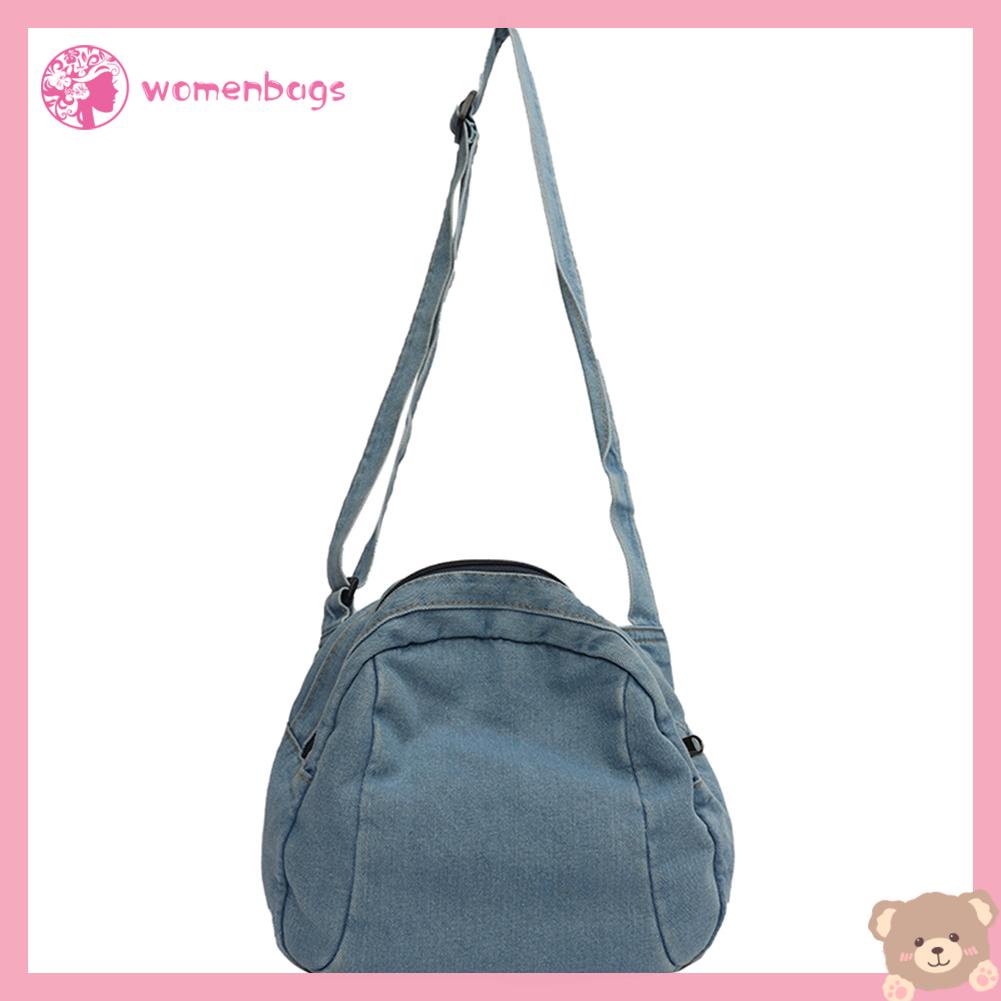 Túi Xách Denim Cỡ Lớn Thiết Kế Đơn Giản Thời Trang Mùa Hè Phong Cách Vintage Cho Nữ