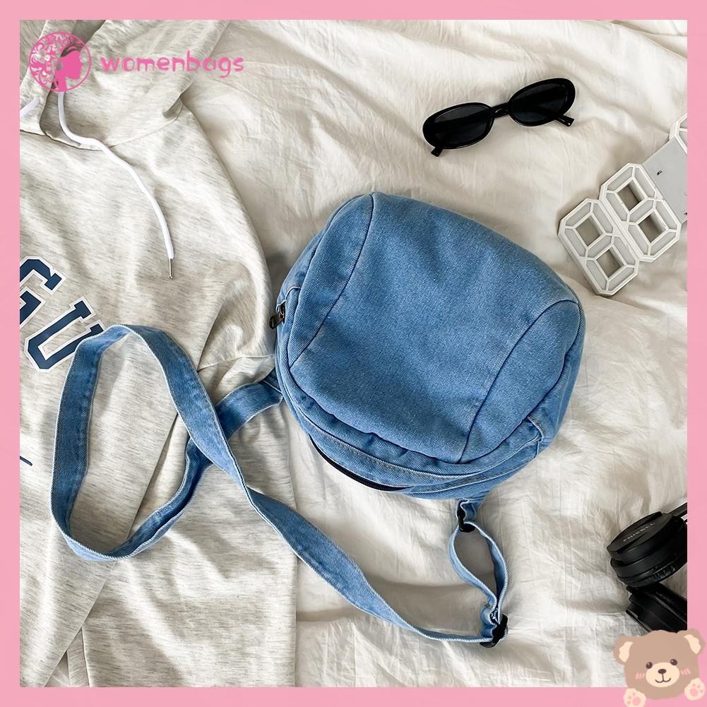 Túi Xách Denim Cỡ Lớn Thiết Kế Đơn Giản Thời Trang Mùa Hè Phong Cách Vintage Cho Nữ