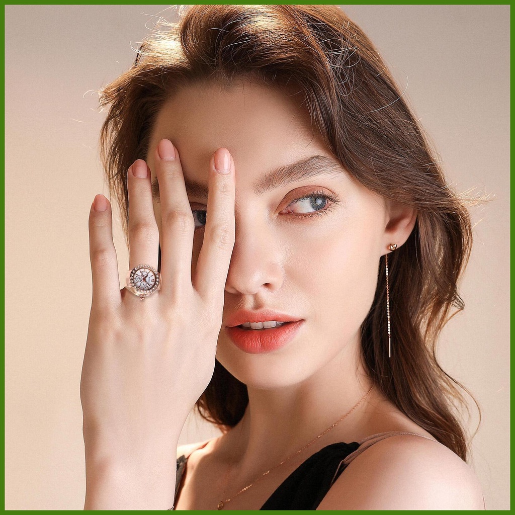 Nhẫn Đồng Hồ Kim Phong Cách Vintage Thời Trang Dành Cho Nam Và Nữ
