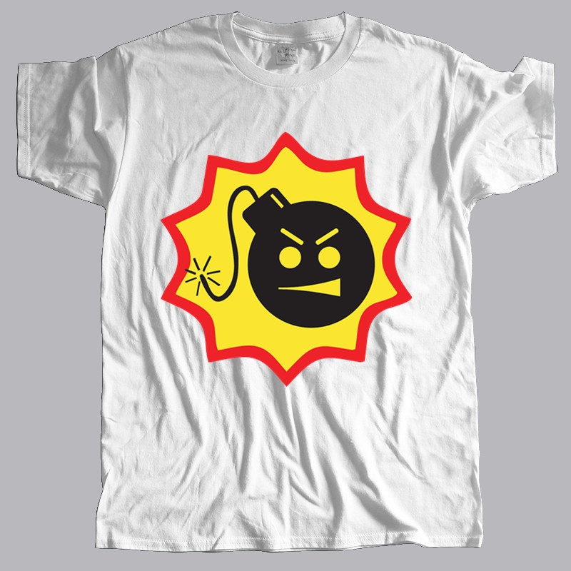 Áo phông mới áo phông đen cho nam logo trò chơi serious sam, game thủ fps shooter game bomb fashion tee-shirt nam áo mùa hè