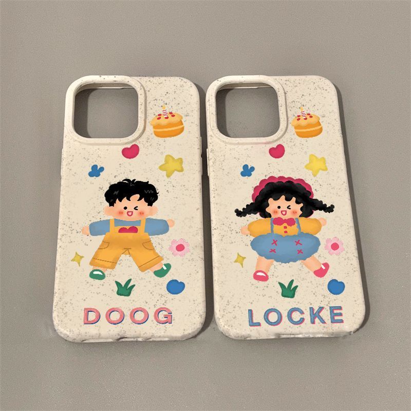 Ốp Điện Thoại iphone 11 thân thiện với môi trường Tình nhân Dễ thương Trẻ em tpu Cho 14 xr 13 11 12 pro max 8 7 6 6s plus x xs max se 2020 13 12 11