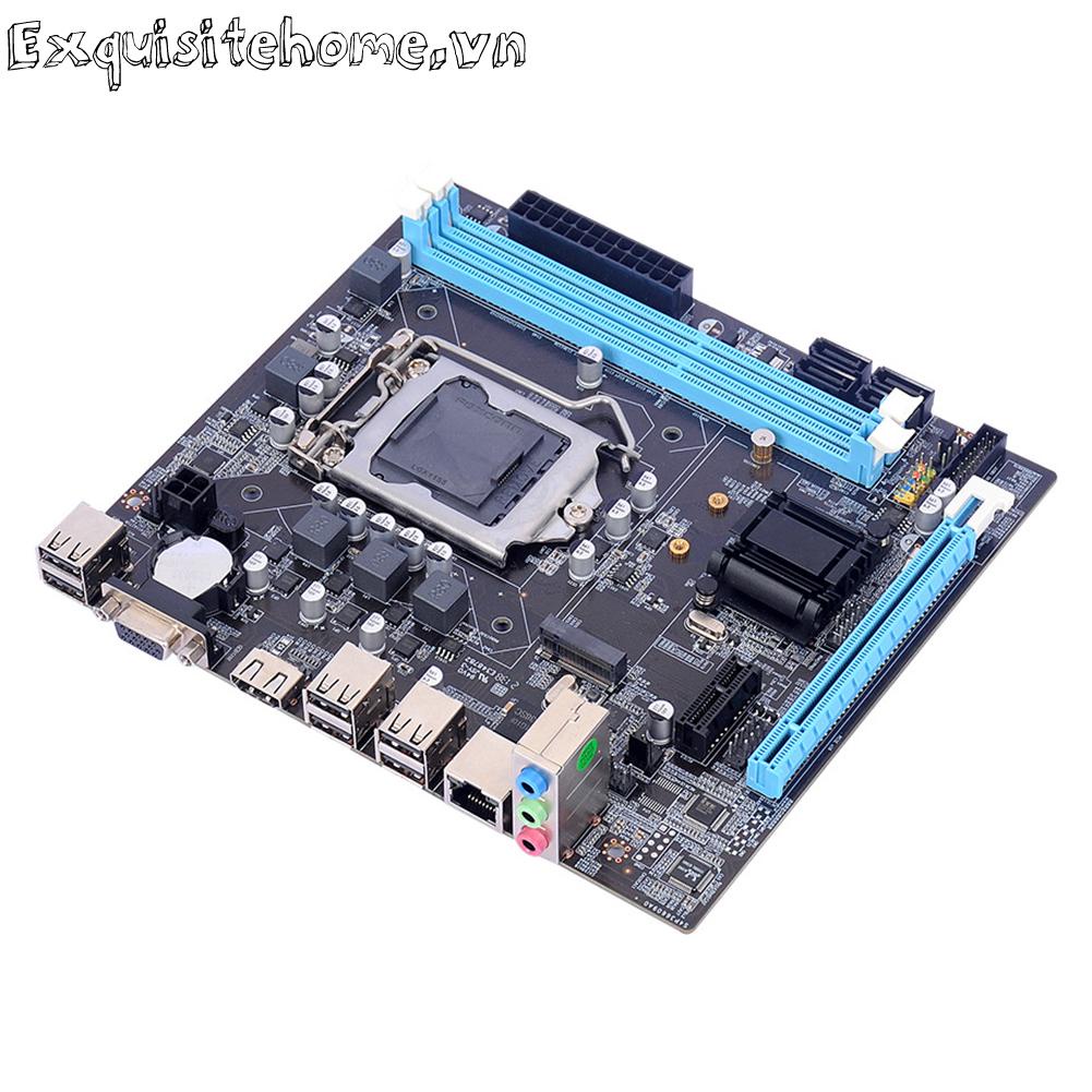 Bo mạch chủ h61 16gb micro-atx desktops mainboard lga1155 socket i3 / i5 / i7 cpu