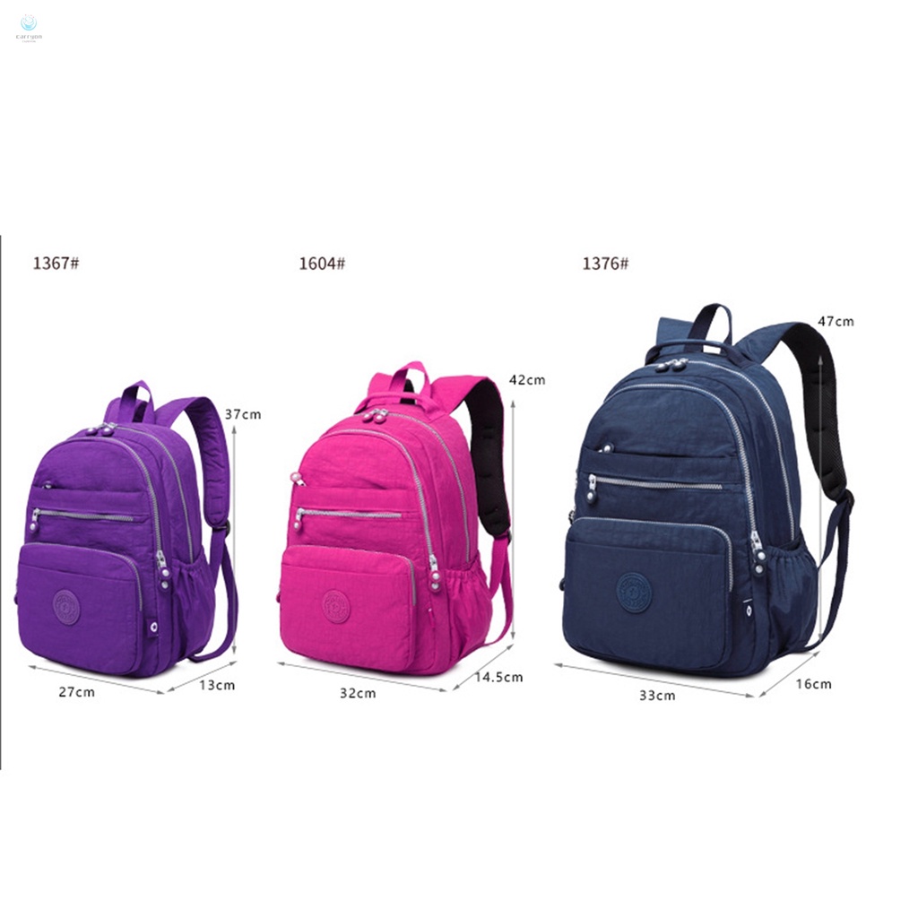 Nam nữ casual daypack classic carry-on backpack túi sách đi học dung lượng lớn