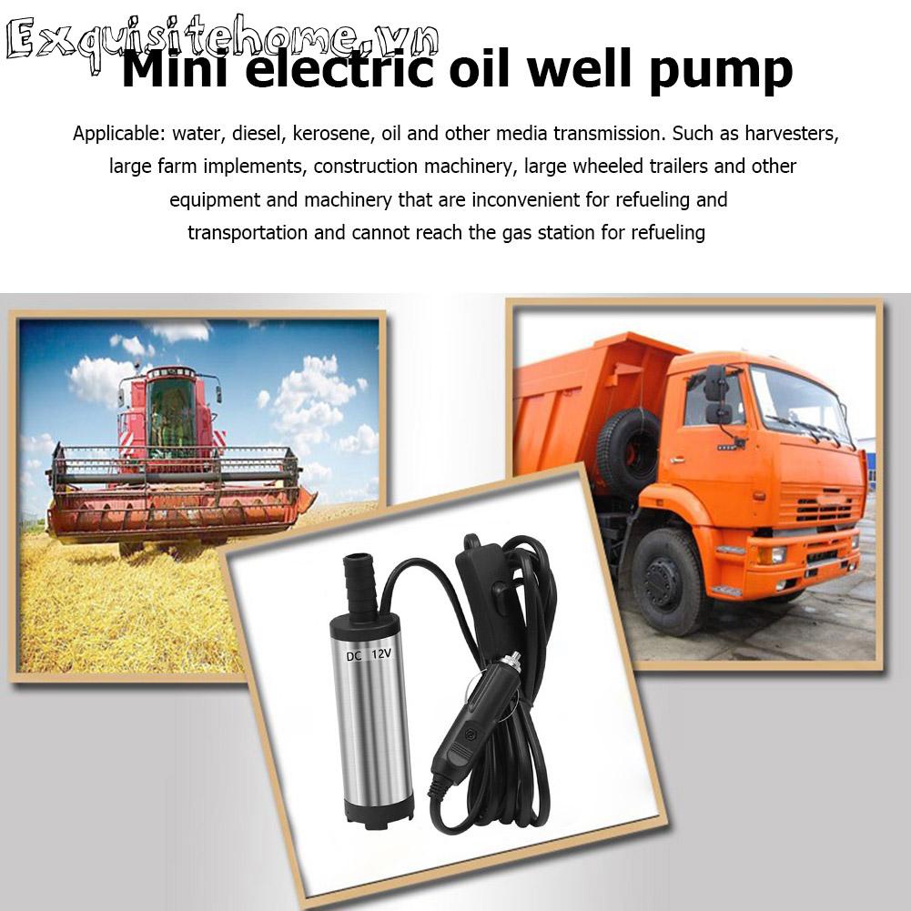 Máy bơm dầu nhiên liệu chìm 12v máy bơm dầu động cơ dầu hỏa công cụ ô tô