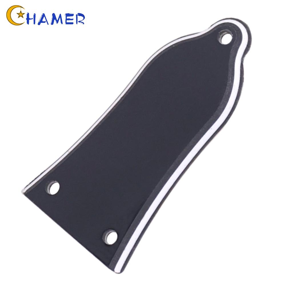 Truss rod cover 3ply pvc xây dựng điều chỉnh rod cover guitar neck headstock