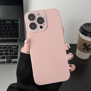 Vỏ máy tính bằng da mờ mới vỏ điện thoại (iphone 11 12 13 14 15 pro max ready) vỏ tất cả bao gồm cao cấp màu hồng far peak blue deep blue nắp bảo vệ máy ảnh chống va đập