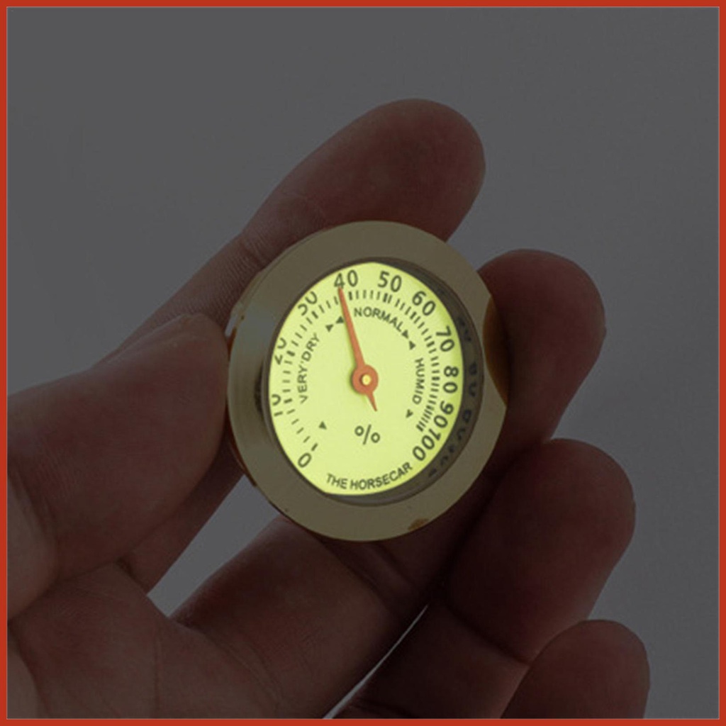 Ẩm kế cho xì gà humidor xì gà mini ẩm kế phát sáng 36mm xì gà ẩm kế ẩm kế xì gà oasis analog h sehvn