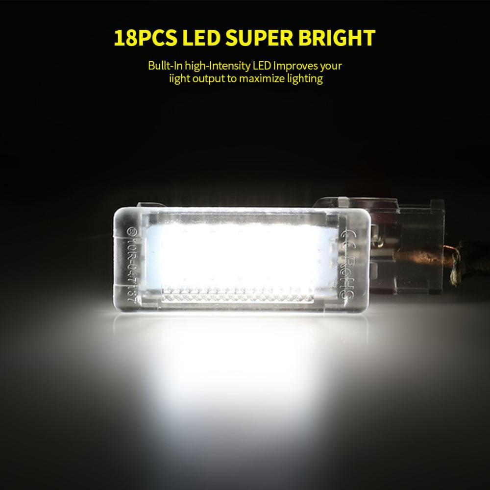 Trang chủ xe hơi 1pc đèn led nội thất ô tô đèn chiếu sáng chân đèn chiếu sáng dưới cửa lịch sự cho vw golf 5/6/7 plus polo scirocco passat b6 b7 b8 cc a9s4