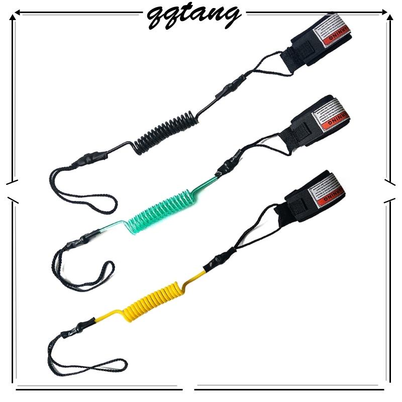 Qq * coiled sup leash coiled paddle board leashes dây đeo cổ tay dày stand-up paddleboards hand rope for longboards surfbo