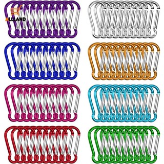 1/5 cái hợp kim nhôm đầy màu sắc carabiner keychain / heart d-ring buckle mountaineering buckle for outdoor camping