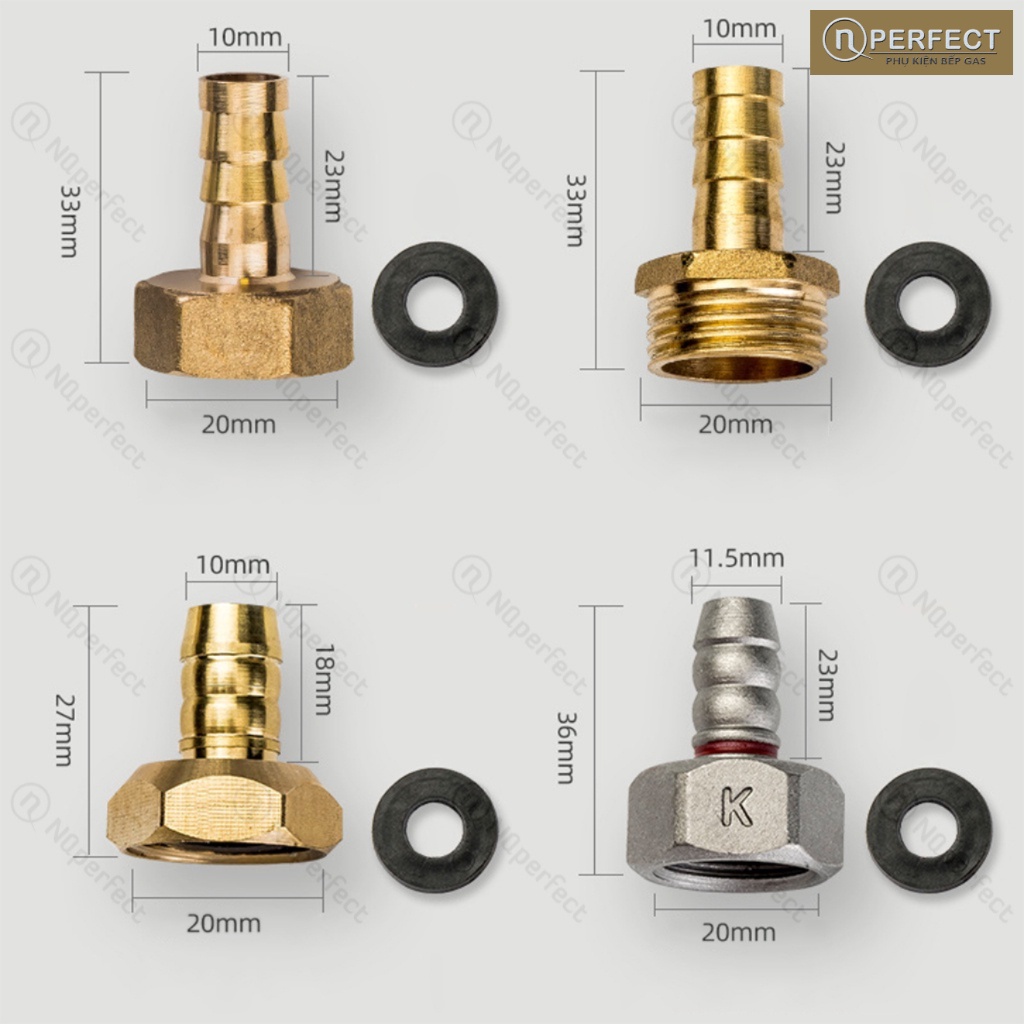 @phukienbepgas- Đuôi chuột nối dây dẫn gas các mẫu..