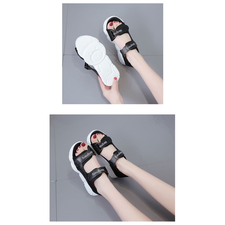 CHZK phong cách mới phiên bản hàn quốc dành cho sinh viên dép đi biển dày-chữa nữ