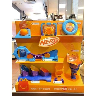 2023 mcdonald's nerf frisbee series toys, august mcdonald's happy meal, mcdonald's classic collection toys