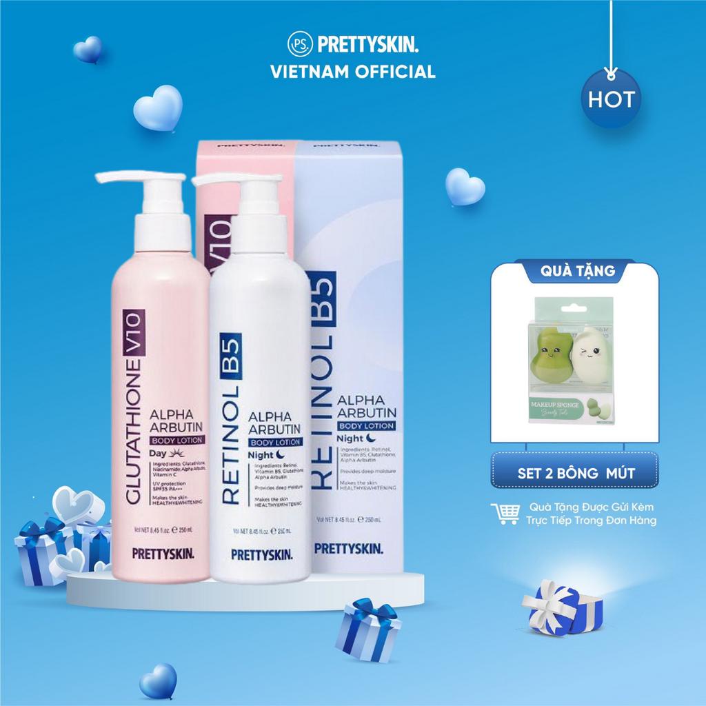 Bộ đôi dưỡng thể body Prettyskin