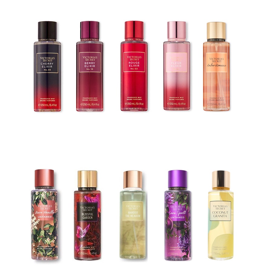 Body Mist Victoria's Secret Pure Seduction xịt thơm toàn thân HD Body Mist quyến rũ 250ML