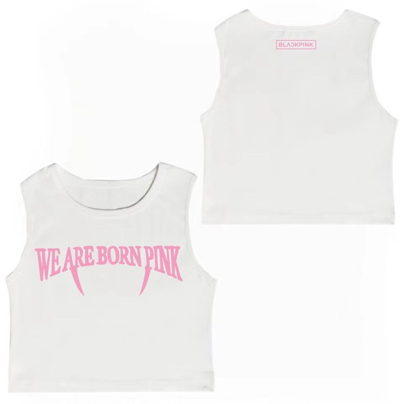 Áo BLACKPINK concert Vietnam 2023 kiểu dáng ngắn ngọt ngào hot girl áo nữ cotton