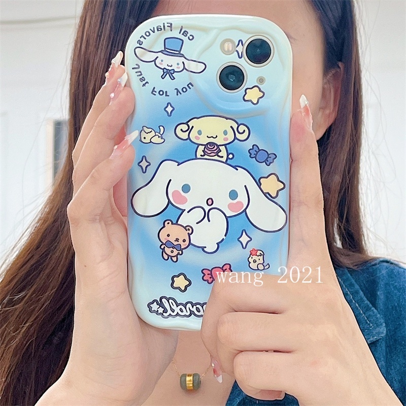 Vỏ điện thoại oppo reno10 pro + plus 5g reno10pro + reno8 t 8t reno8 z reno7 z 5g 4g 2023 phim hoạt hình dễ thương cinnamoroll vỏ bảo vệ ống kính anti-fall silicone mềm ốp lưng