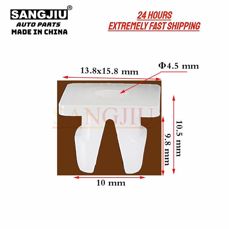 50 cái tương thích với toyota camry solara sienna avalon rav4 corolla venza prius matrix chr screw grommets clips 90189-06193