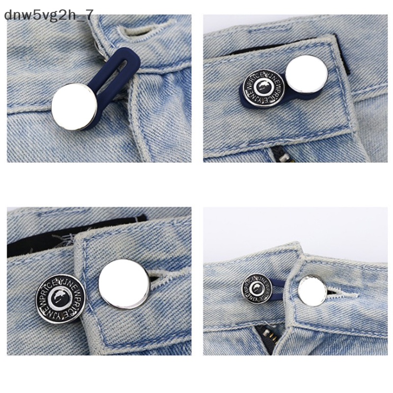 DN Quần jeans quần có thể điều chỉnh vòng eo tăng thắt lưng Fastener mở rộng nút GH