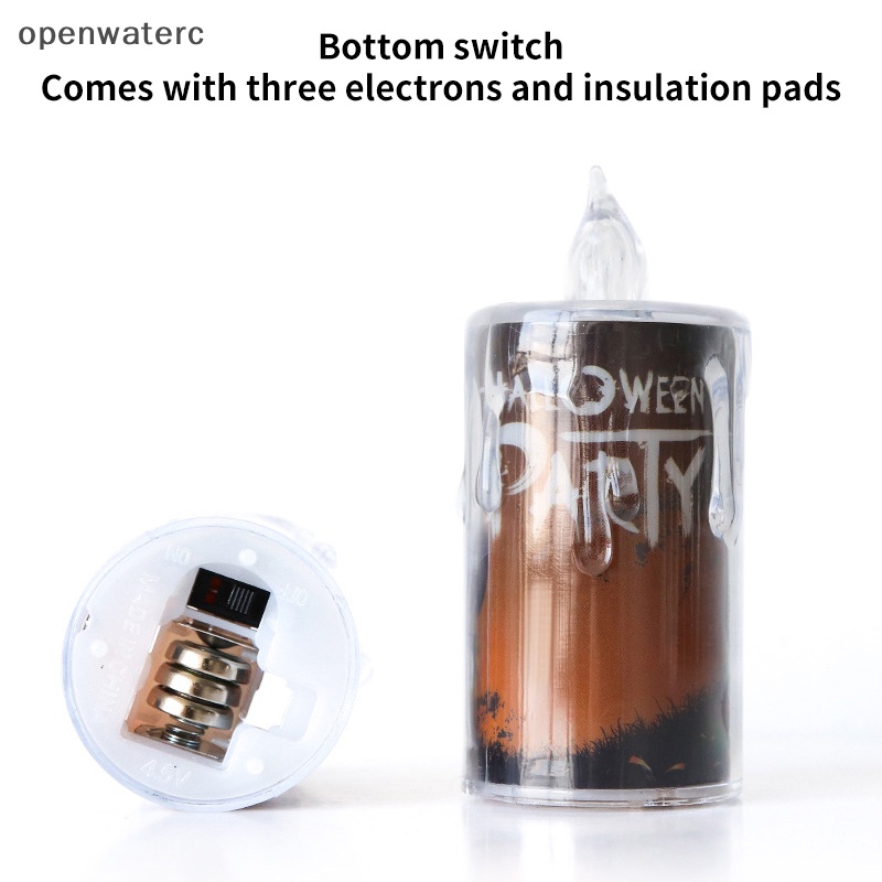 Openwaterc halloween đèn led kinh dị ma bí ngô lâu đài hallowen trang trí bữa tiệc ngôi nhà hanted đạo cụ kinh dị đồ trang trí ngoài trời vn