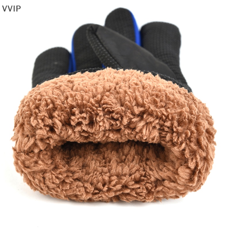 Vvvn găng tay mùa đông không thấm nước mùa đông ấm áp trượt tuyết đi xe máy găng tay chống trượt độ dày thể thao nhiệt găng tay cắm trại đi bộ đường dài găng tay du lịch qdd