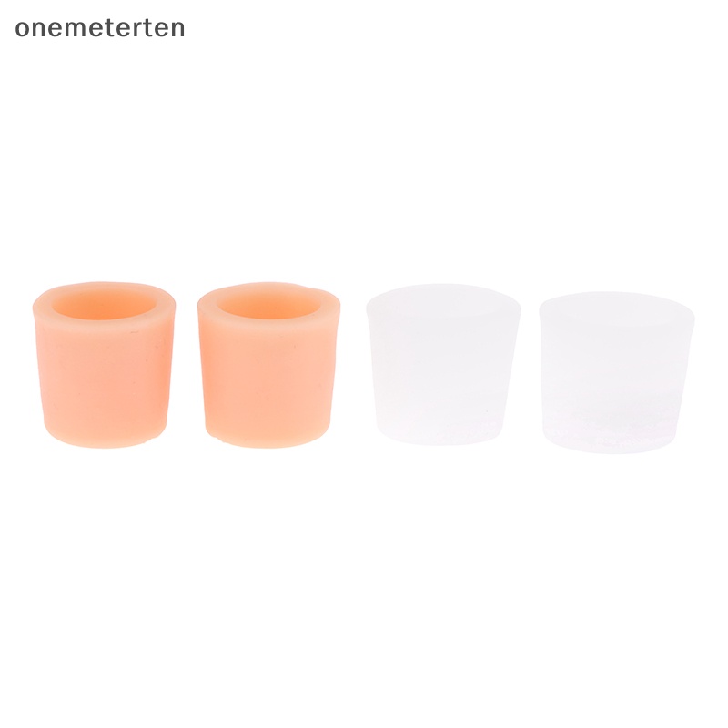 Rten 1 cặp đuôi ngón tay silicone gel bảo vệ ngón chân ống tay áo bắp phồng rộp bunion corrector straightener protector foot care n