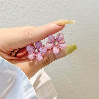 Set 2 Kẹp Tóc Hoa Trà Đính Đá Thời Trang Cho Nữ