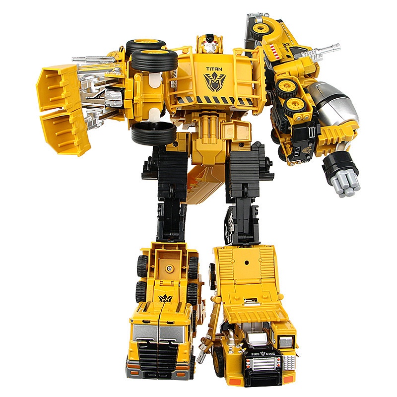 Mô hình xe ô tô biến hình robot, xe lắp ráp siêu nhân hợp kim cao cấp