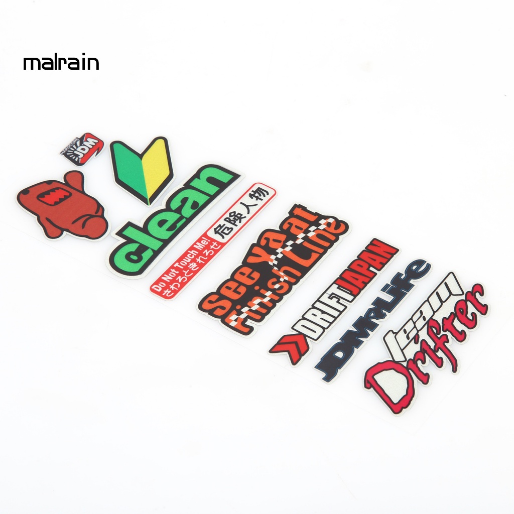 Bộ 5 Miếng Dán Trang Trí Xe Mô Tô Chống Mòn Dễ Tháo Gỡ