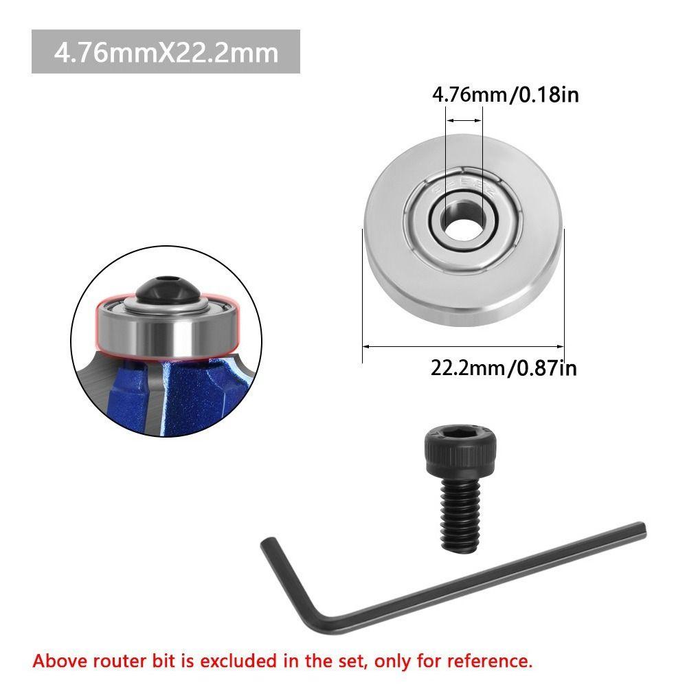 Bộ Phụ Kiện Vòng Đệm 1 / 2 Khớp Nối Cho Máy Cắt Bộ Định Tuyến