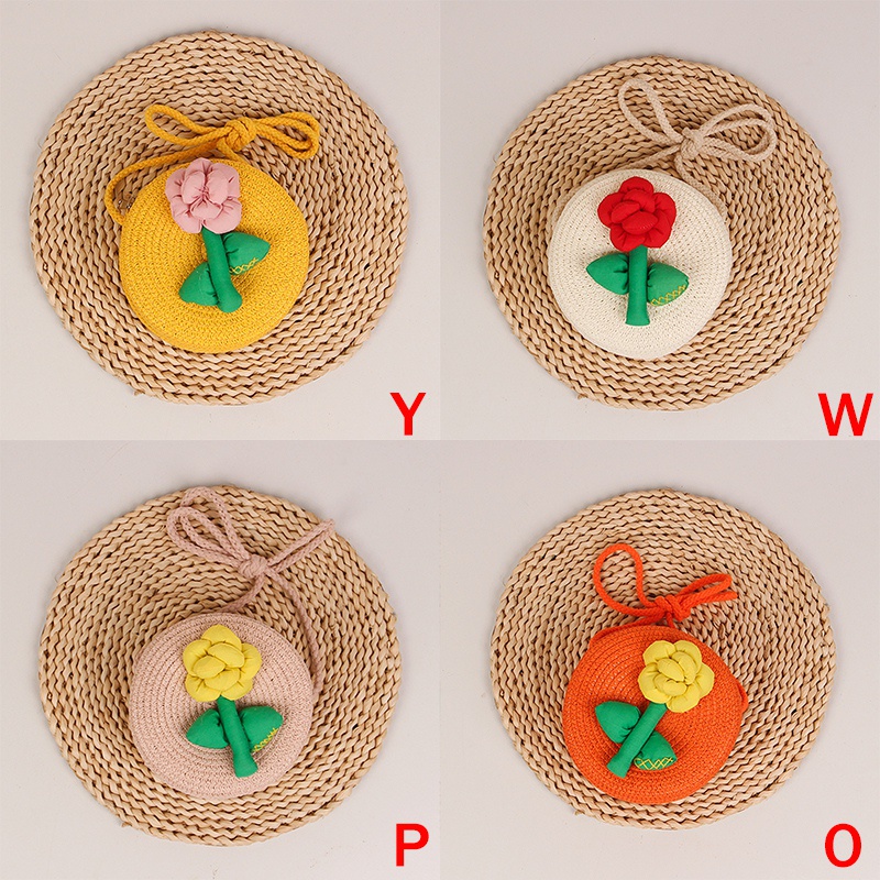 Bộ Khung Đồ Chơi Cho Bé❤Túi Đeo Chéo Đan Lát Thủ Công Nhỏ Xinh Dễ Thương Thời Trang Mùa Hè Cho Bé