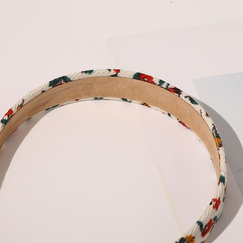 Băng Đô Cài Tóc Vải Nhung Kẻ Sọc Caro Màu Trơn Phong Cách Cổ Điển Thời Trang Cho Nữ Màu Sắc