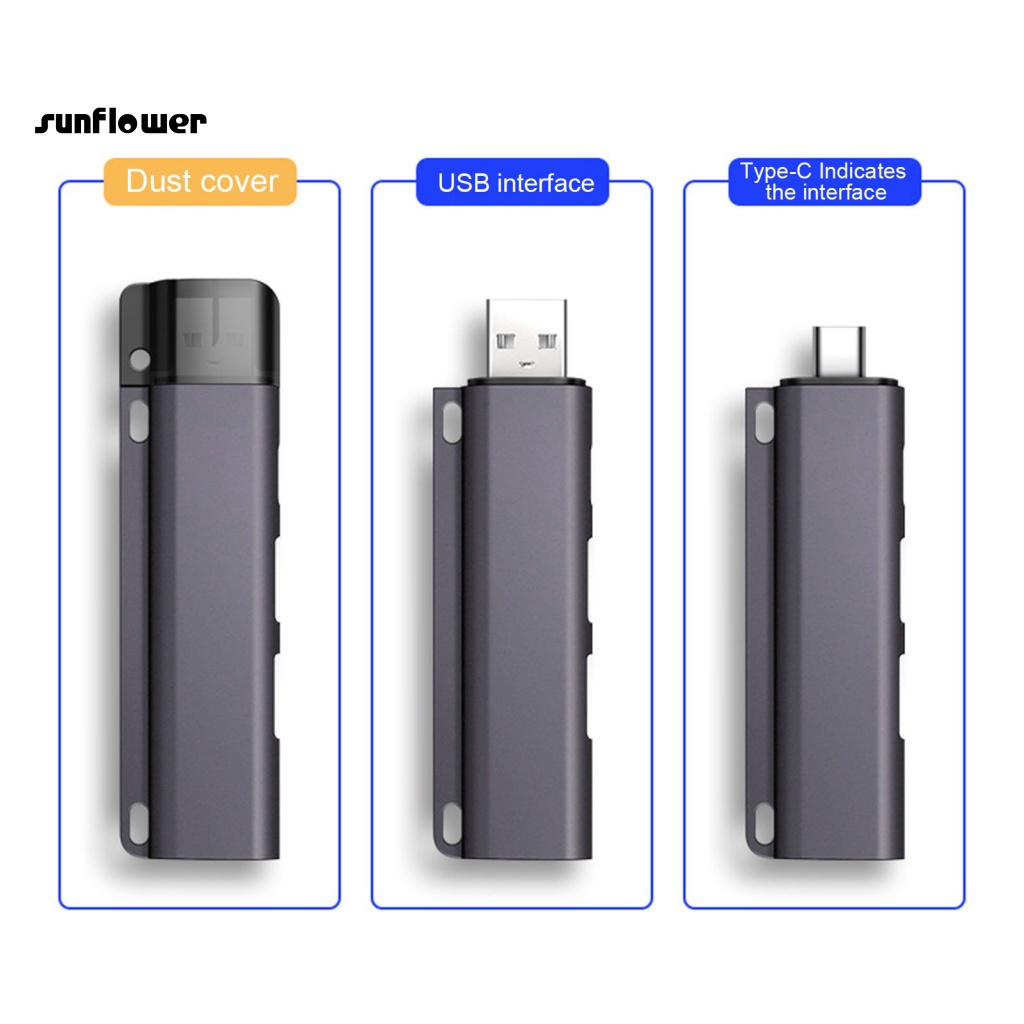 Trạm Sạc Laptop Bằng Hợp Kim Nhôm Cổng USB Type-C