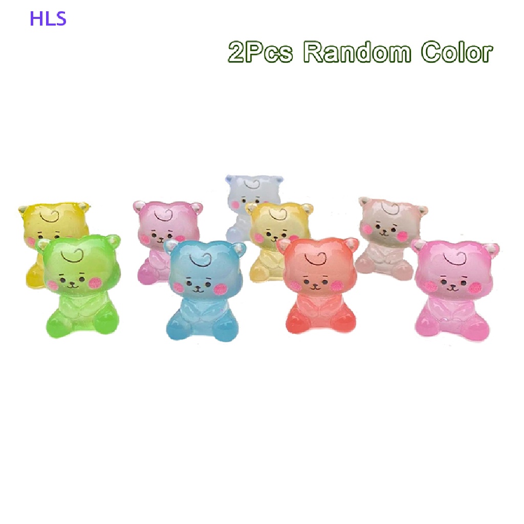 Set 2 Đồ trang trí Lạc Đà Hoạt Hình Dạ Quang Trang Trí Tiểu Cảnh