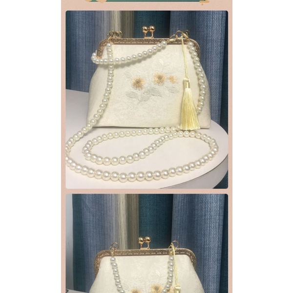 Túi Xách Thêu Họa Tiết Phong Cách Trung Hoa Cổ Điển Cho Nữ