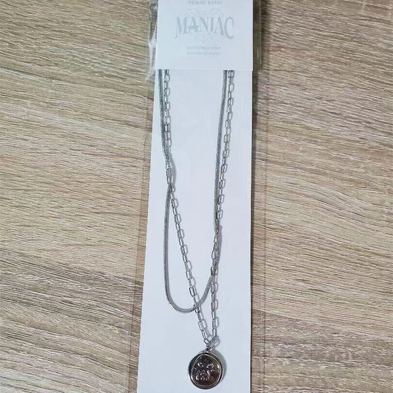 Vòng cổ Mặt Khắc Tên Các Thành Viên Nhóm Nhạc Kpop Stray Kids MANIAC ENCORE Merch Jure