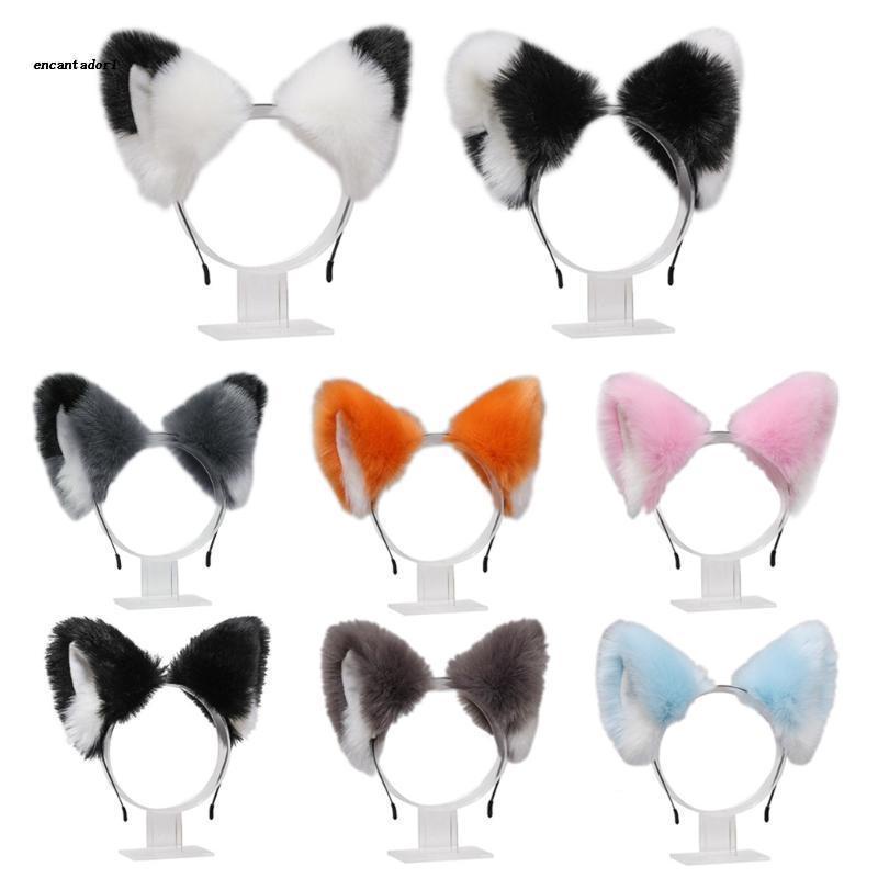 ✿ Băng Đô Tai Mèo Lông Hóa Trang Lolita