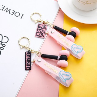 BLACKPINK Móc Khóa Hình Búa Blackpink Năm Búa, thanh đỡ, móc khóa phần mềm ba chiều, mặt dây chuyền BLACKPIN, cùng kiểu xung quanh