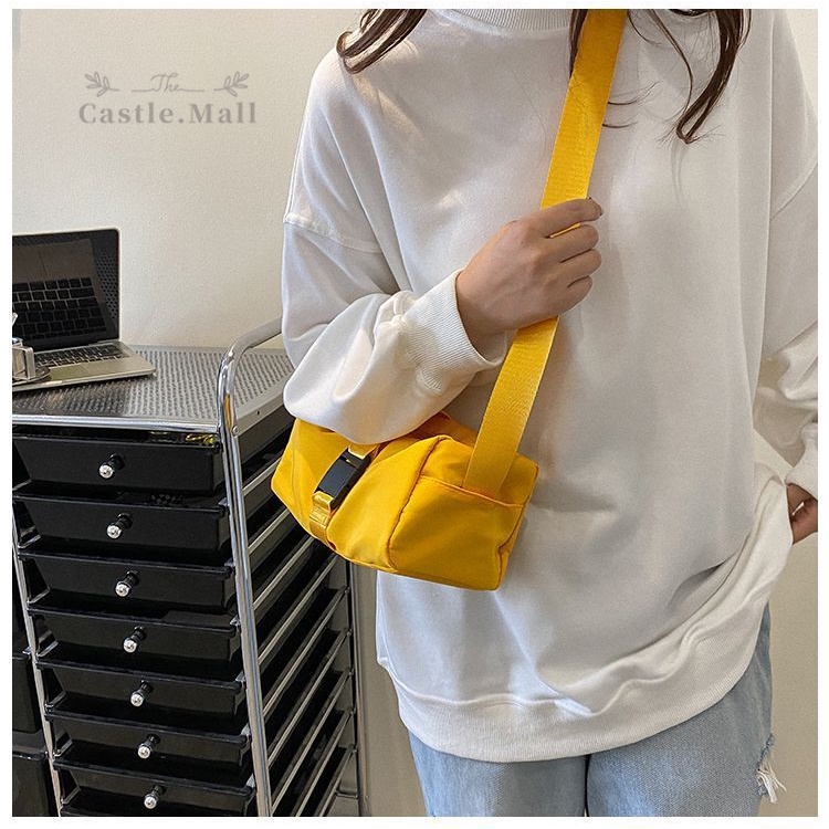 Túi Đeo Vai Nữ Thể Thao Phiên Bản Hàn Quốc túi xách nữ đeo chéo Màu Trơn Dễ Phối Túi Đi Làm
