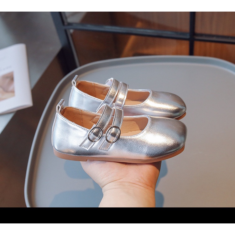 Giày Da Mềm Thời Trang Mùa Hè Hàn Quốc 2023 Cho Bé Gái