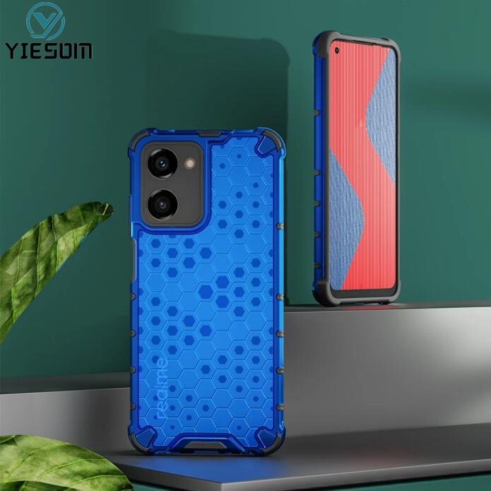 Ốp Điện Thoại Armor PC TPU Silicone Trong Suốt Sang Trọng Cho Realme 10 9 Pro Plus 5G 8 8 Pro 4G 8i 9i