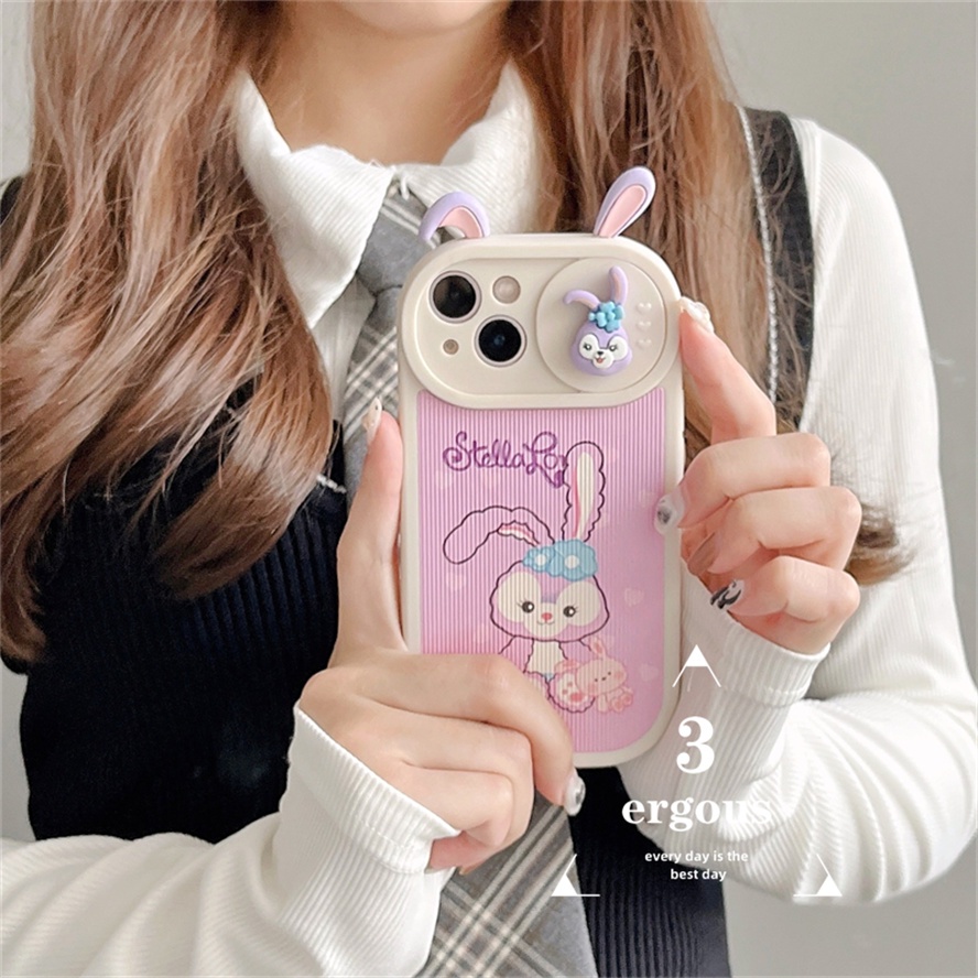 Ốp Điện Thoại TPU Mềm Trang Trí Búp Bê Hoạt Hình 3D Cho IPhone 14 13 12 11 Pro Max