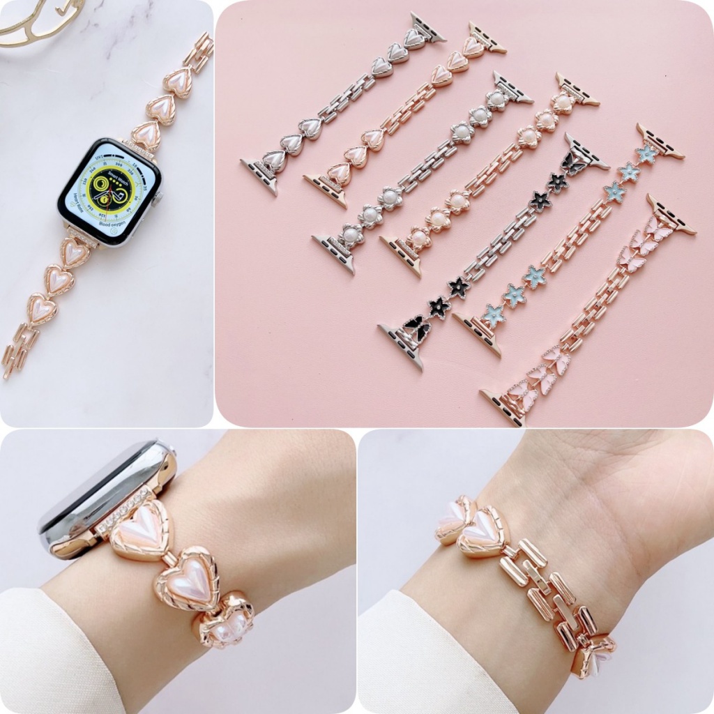Dây Đeo Đồng Hồ Bằng Kim Loại 41mm 45mm 38mm 40mm 42mm 44mm 49mm Thay Thế Chuyên Dụng Cho Series 8 7 6 5 4 3 2 1Se, SE2